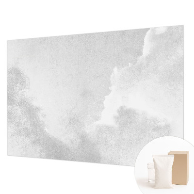Mural decorativo con diseño de nubes sutiles