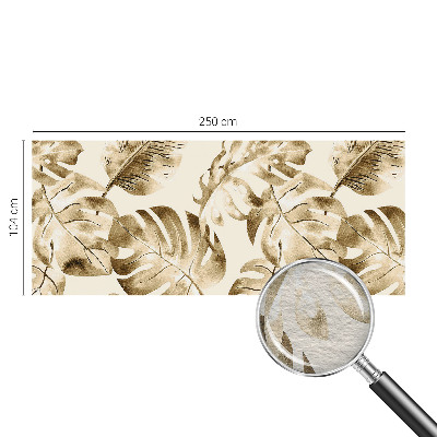 Fotomural decorativo para cabecero de cama con motivo de flora exótica