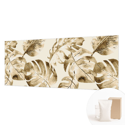 Fotomural decorativo para cabecero de cama con motivo de flora exótica