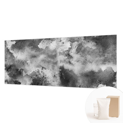 Mural de pared con estampado hermoso con motivo de nubes grises