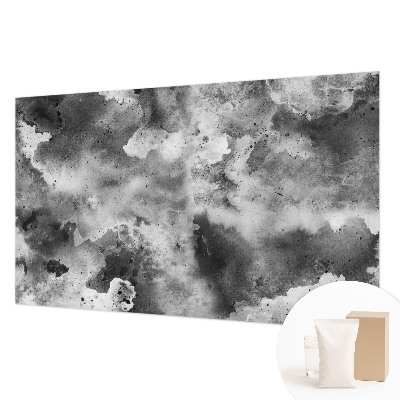 Mural de pared con estampado hermoso con motivo de nubes grises