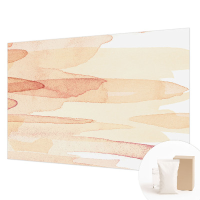 Mural de pared con estampado hermoso con pinceladas en tonos pastel