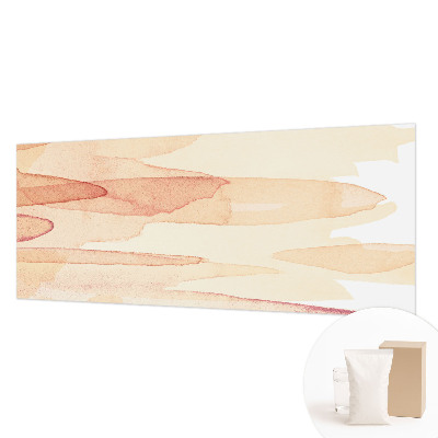 Mural de pared con estampado hermoso con pinceladas en tonos pastel