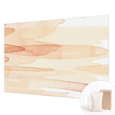 Mural de pared con estampado hermoso con pinceladas en tonos pastel