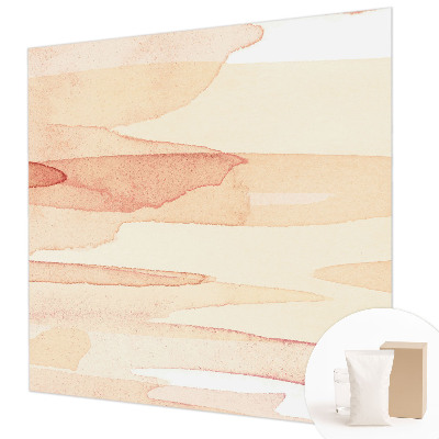Mural de pared con estampado hermoso con pinceladas en tonos pastel