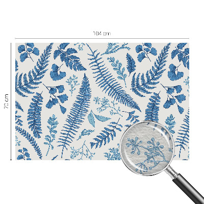 Papel mural texturado decorativo con patrones botánicos