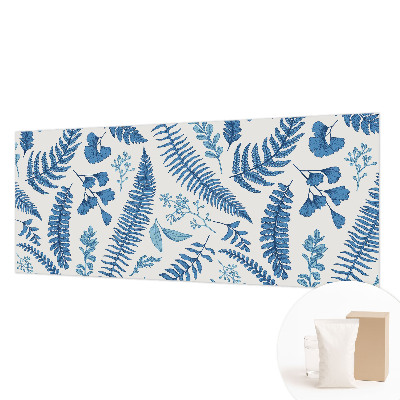 Papel mural texturado decorativo con patrones botánicos