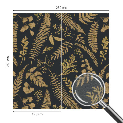 Mural de pared con estampado hermoso con diseño de hojas botánicas
