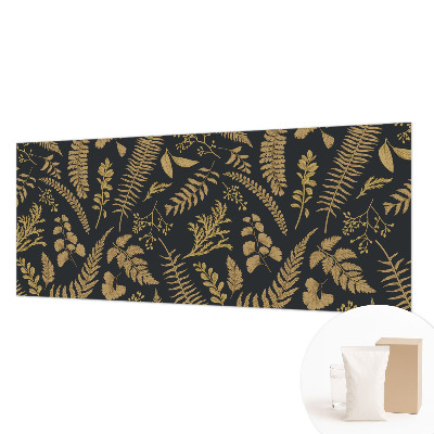 Mural de pared con estampado hermoso con diseño de hojas botánicas