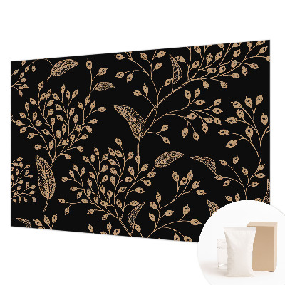 Mural decorativo con diseño de elegancia botánica