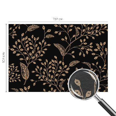 Mural decorativo con diseño de elegancia botánica