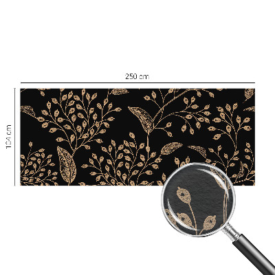 Mural decorativo con diseño de elegancia botánica