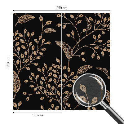 Mural decorativo con diseño de elegancia botánica