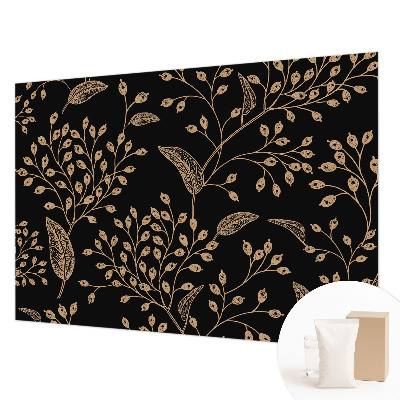 Mural decorativo con diseño de elegancia botánica