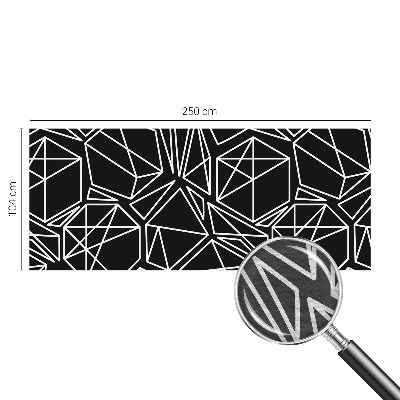 Papel mural con patrón decorativo con diseño de abstracción moderna