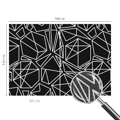 Papel mural con patrón decorativo con diseño de abstracción moderna