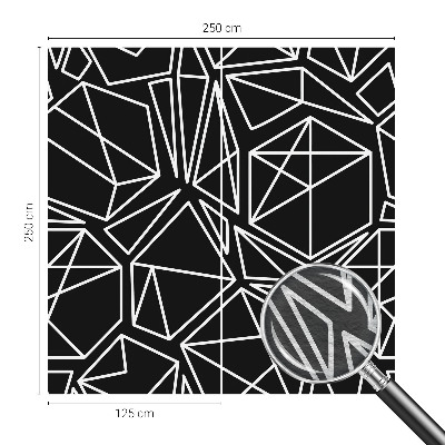 Papel mural con patrón decorativo con diseño de abstracción moderna