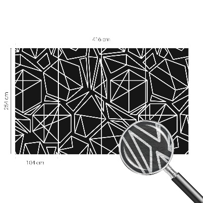 Papel mural con patrón decorativo con diseño de abstracción moderna