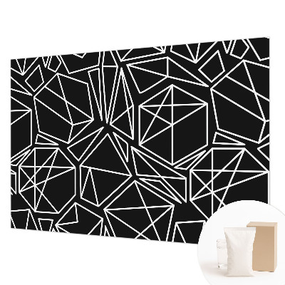 Papel mural con patrón decorativo con diseño de abstracción moderna