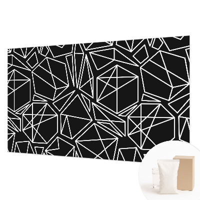 Papel mural con patrón decorativo con diseño de abstracción moderna