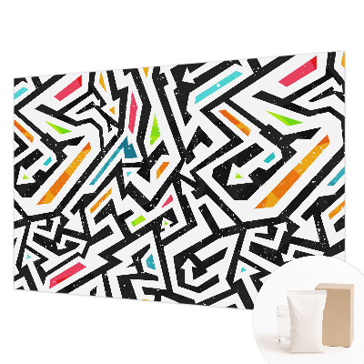 Fotomural decorativo para cabecero de cama con mosaico abstracto