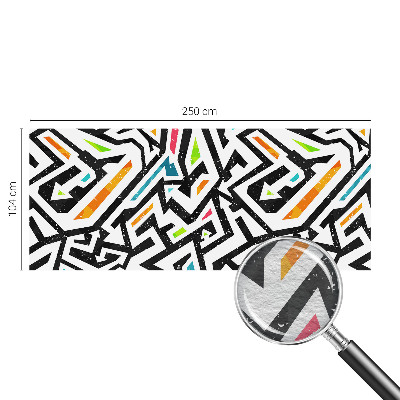Fotomural decorativo para cabecero de cama con mosaico abstracto