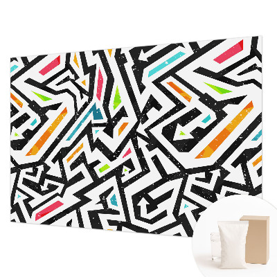 Fotomural decorativo para cabecero de cama con mosaico abstracto