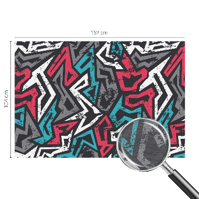 Papel mural texturado decorativo con diseño de mosaico abstracto