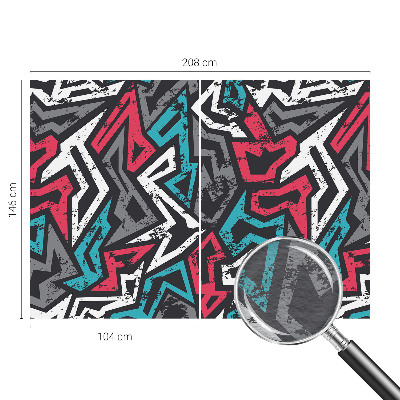Papel mural texturado decorativo con diseño de mosaico abstracto