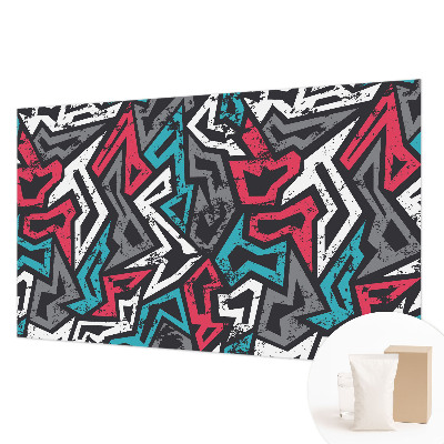 Papel mural texturado decorativo con diseño de mosaico abstracto