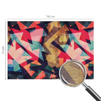 Papel mural con patrón decorativo en tonos vivos con diseño colorido