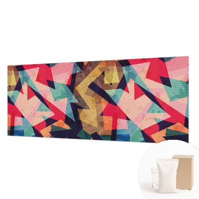 Papel mural con patrón decorativo en tonos vivos con diseño colorido