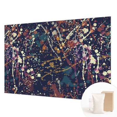 Fotomural decorativo para cabecero de cama con una abstracción colorida