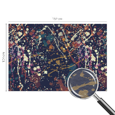 Fotomural decorativo para cabecero de cama con una abstracción colorida