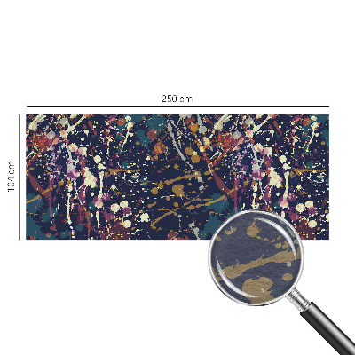 Fotomural decorativo para cabecero de cama con una abstracción colorida