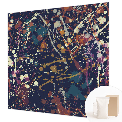 Fotomural decorativo para cabecero de cama con una abstracción colorida