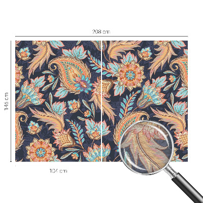 Mural de pared con estampado hermoso con estampado floral
