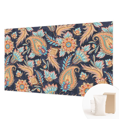 Mural de pared con estampado hermoso con estampado floral