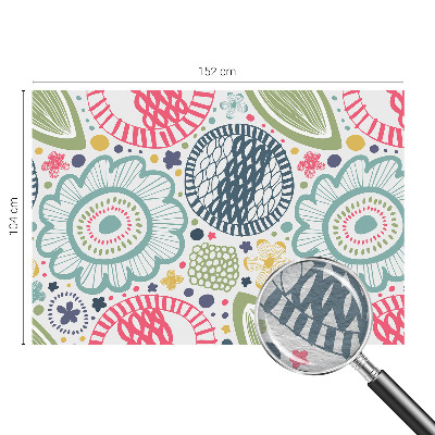 Fotomural decorativo para cabecero de cama con estampados florales