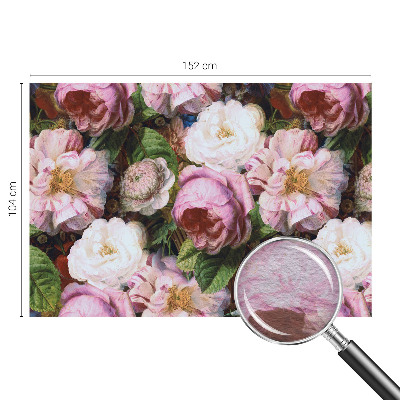 Papel mural texturado decorativo con motivo floral que aporta elegancia