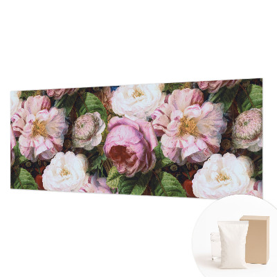 Papel mural texturado decorativo con motivo floral que aporta elegancia