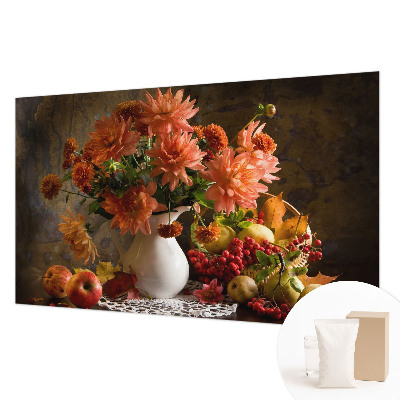 Fotomural decorativo para cabecero de cama con una composición otoñal
