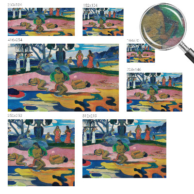Mural decorativo con diseño de escapada tropical