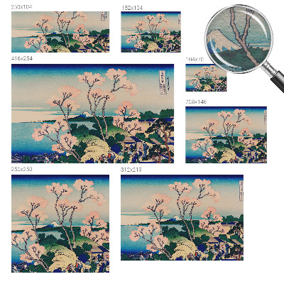 Papel mural texturado decorativo con motivo de flores de cerezo
