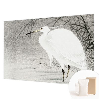 Mural decorativo con un paisaje acuático