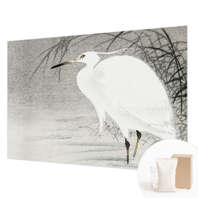 Mural decorativo con un paisaje acuático