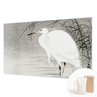 Mural decorativo con un paisaje acuático