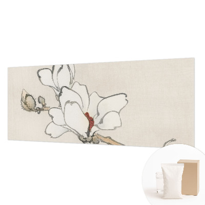 Mural decorativo con magnolias delicadas