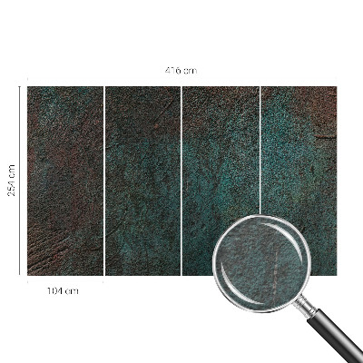 Fotomural decorativo para cabecero de cama con superficie rústica