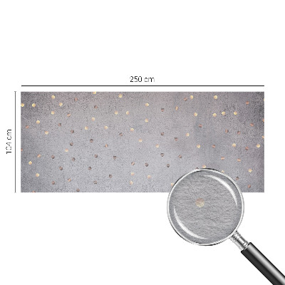 Mural de pared con estampado hermoso con un patrón de puntos simétricos